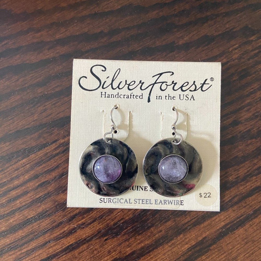 Silver Forest Earrings